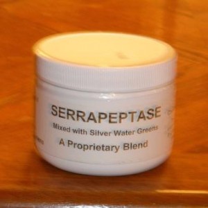 Serrapeptase-mixed-with-Silver-Water-Greens-a-proprietary-blend