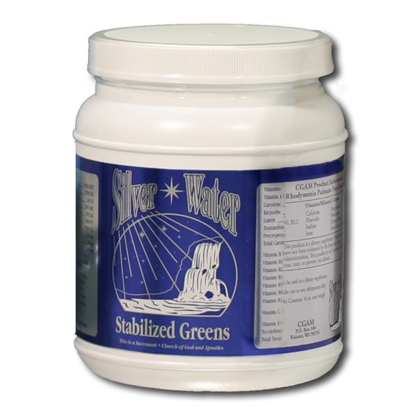 Stabilized Greens from Silver Water Products
